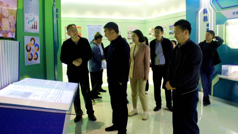 吉林省农业科学院院长、党委书记马国成一行来我院调研交流