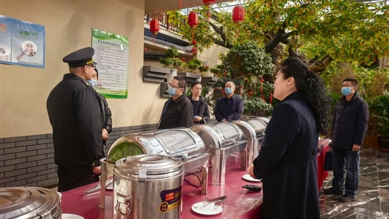省机关事务局联合多部门赴我院开展职工食堂反食品浪费与安全专项检查