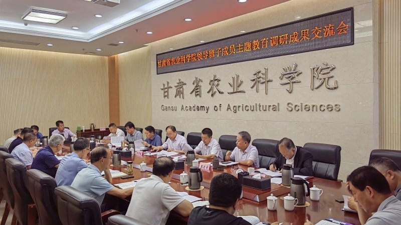 我院召开学习贯彻习近平新时代中国特色社会主义思想主题教育调研成果交流会