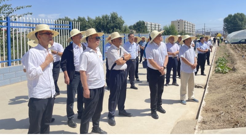 刘国汉参加院纪委联合省纪委监委第五监督检查室、驻厅纪检监察组及院榆中高寒农业试验站（场）开展的结对共建主题党日活动